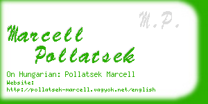 marcell pollatsek business card